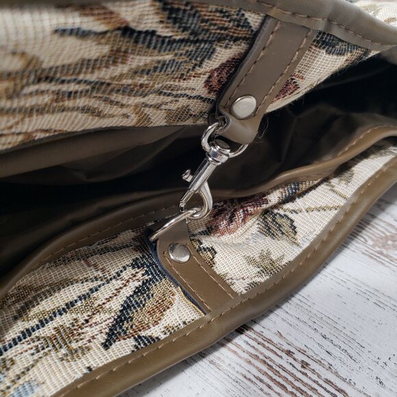 Vintage Jordache Floral Tapestry Garment Bag  for Travel Vacation Flights - Picture 7 of 9